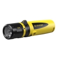 Ledlenser EX7R - prigušiva punjiva LED svetiljka LED/3250 mAh IP68 220 lm 45 h žuta
