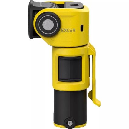 Ledlenser EXC6R - punjiva LED prigušiva baterijska lampa sa stanicom za punjenje LED/1900 mAh IP68 300 lm 10 h žuta