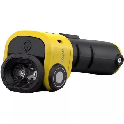 Ledlenser EXC6R - punjiva LED prigušiva baterijska lampa sa stanicom za punjenje LED/1900 mAh IP68 300 lm 10 h žuta