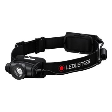 Ledlenser H5R CORE - prigušiva punjiva LED čelna lampa, 1800 mAh, IP67, 500 lm, 50 h, crna