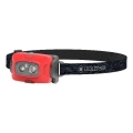 Ledlenser HF4R Core - LED prigušiva punjiva čelna lampa LED/1000 mAh IP68 500 lm 35 h crvena