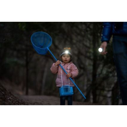 Ledlenser KIDBEAM4 RAINBOW - prigušiva LED dečija baterijska lampa LED/2xAAA IP44 ljubičasta