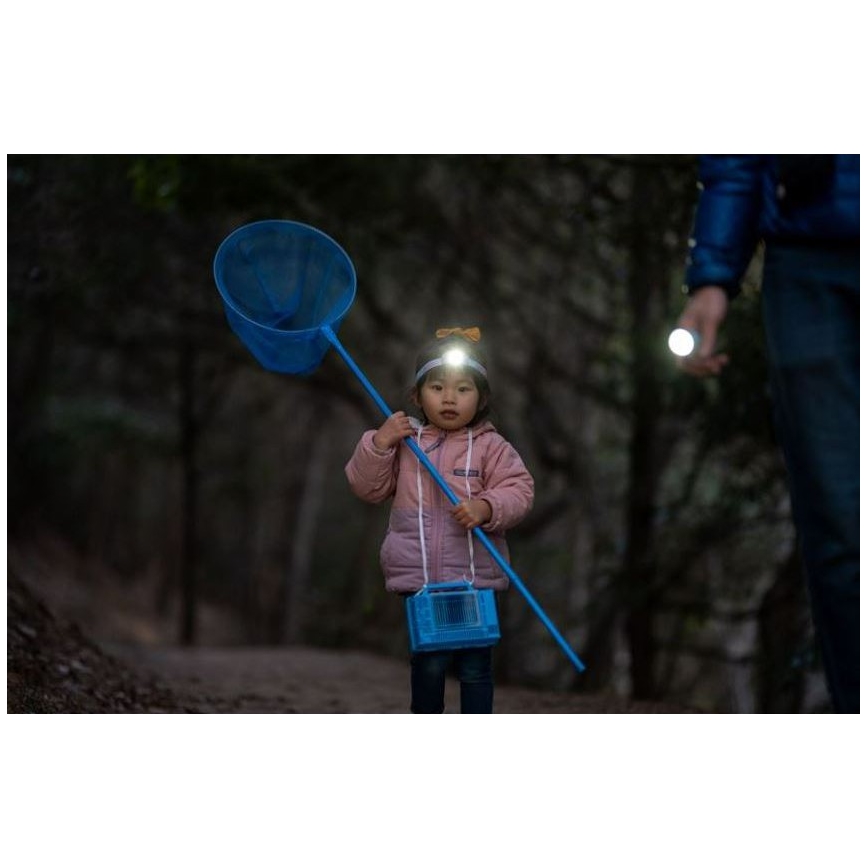 Ledlenser KIDBEAM4 RAINBOW - prigušiva LED dečija baterijska lampa LED/2xAAA IP44 ljubičasta