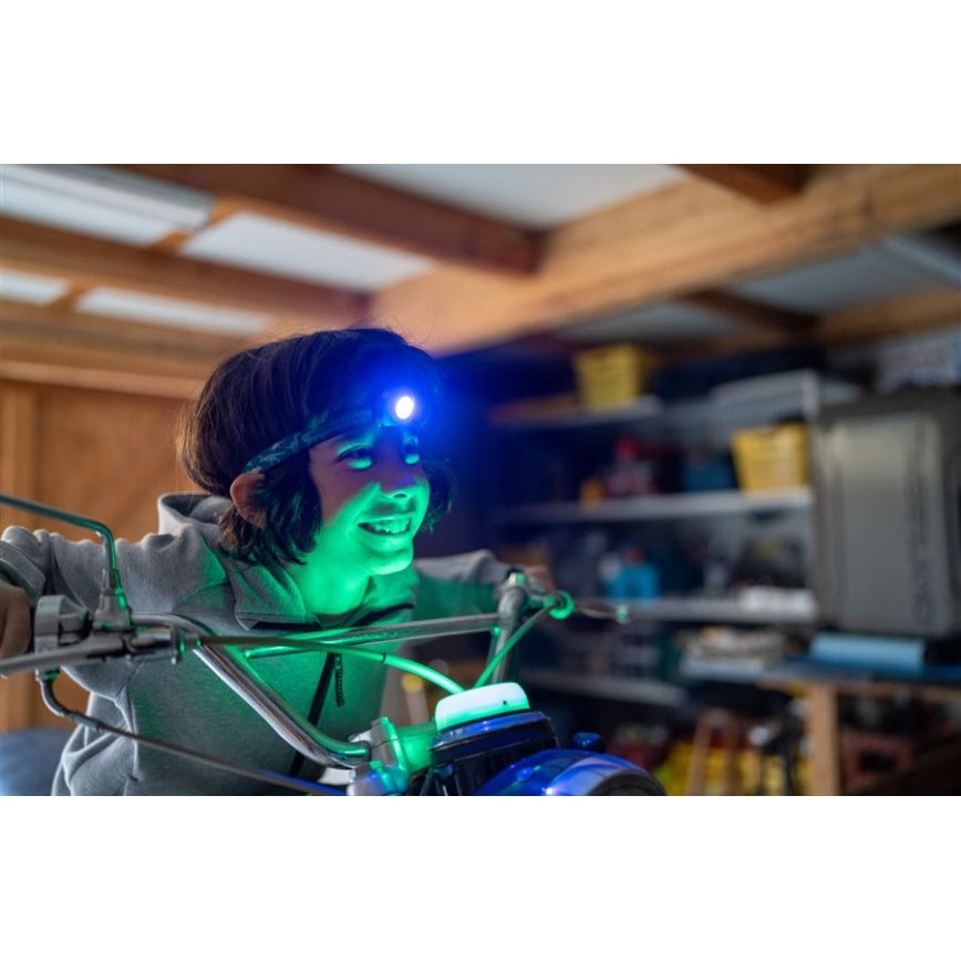 Ledlenser KIDCAMP6 DINO - LED prigušiva prenosna lampa LED/3xAAA IP44 zelena