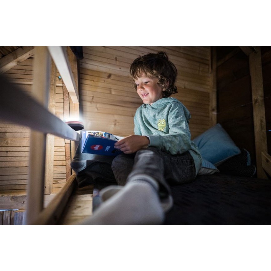 Ledlenser KIDCAMP6 DINO - LED prigušiva prenosna lampa LED/3xAAA IP44 zelena