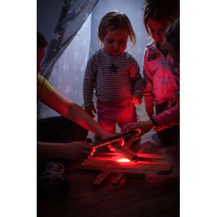 Ledlenser KIDCAMP6 DINO - LED prigušiva prenosna lampa LED/3xAAA IP44 zelena
