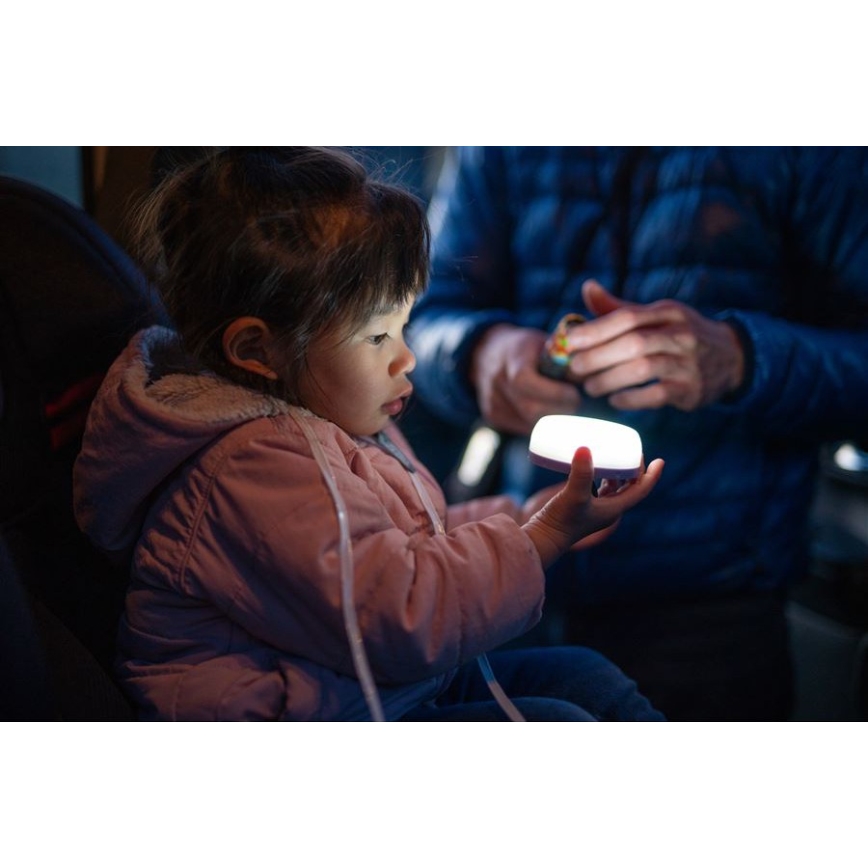 Ledlenser KIDCAMP6 RAINBOW - LED prigušiva prenosna lampa LED/3xAAA IP44 plava