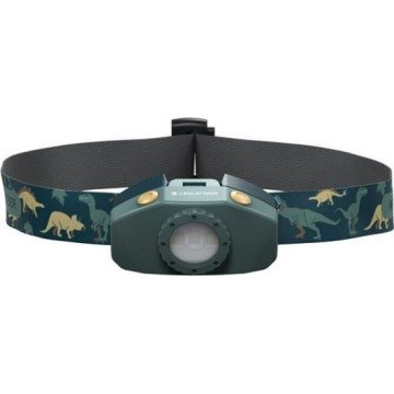 Ledlenser KIDLED2 DINO - LED prigušiva dečja čeona lampa LED/1xAAA IPX4 40 lm 20 h zelena