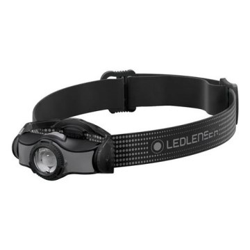 Ledlenser MH3 - LED prigušiva čelna lampa LED/1xAA IP54 200 lm 35 h crna