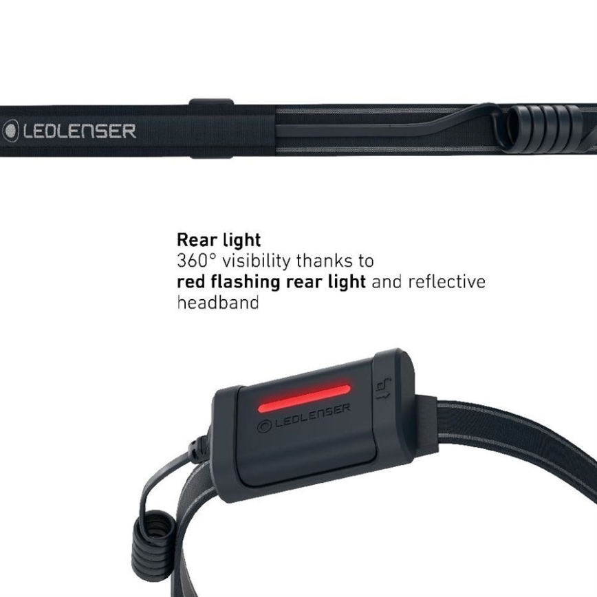 Ledlenser NEO3 - LED prigušiva čelna lampa LED/3xAAA IP54 400 lm 20 h crna