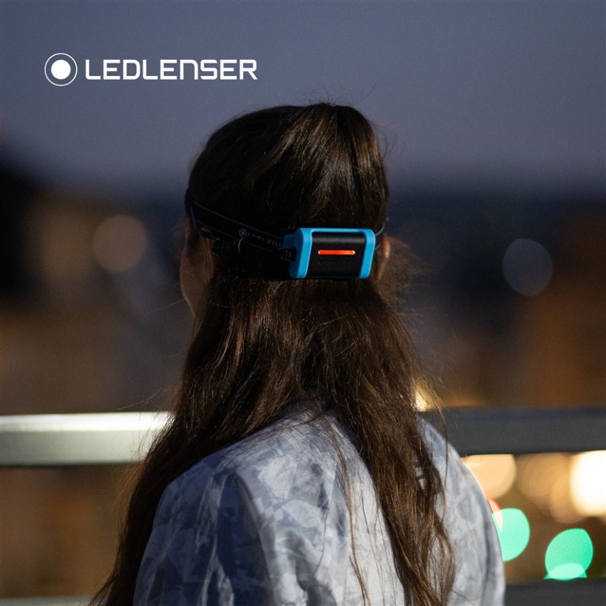Ledlenser NEO3 - LED prigušiva čelna lampa LED/3xAAA IP54 400 lm 20 h plava
