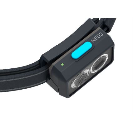 Ledlenser NEO3 - LED prigušiva čelna lampa LED/3xAAA IP54 400 lm 20 h plava