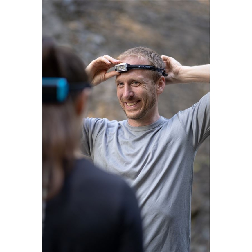 Ledlenser NEO3 - LED prigušiva čelovka LED/3xAAA IP54 400 lm 20 h crna/bela