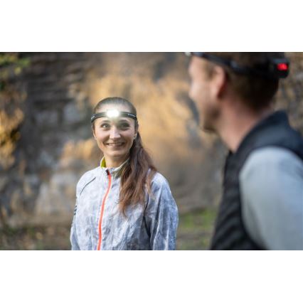Ledlenser NEO5R - prigušiva punjiva LED čelna lampa, 1800 mAh, IP54, 600 lm, 35 h, crna/bela