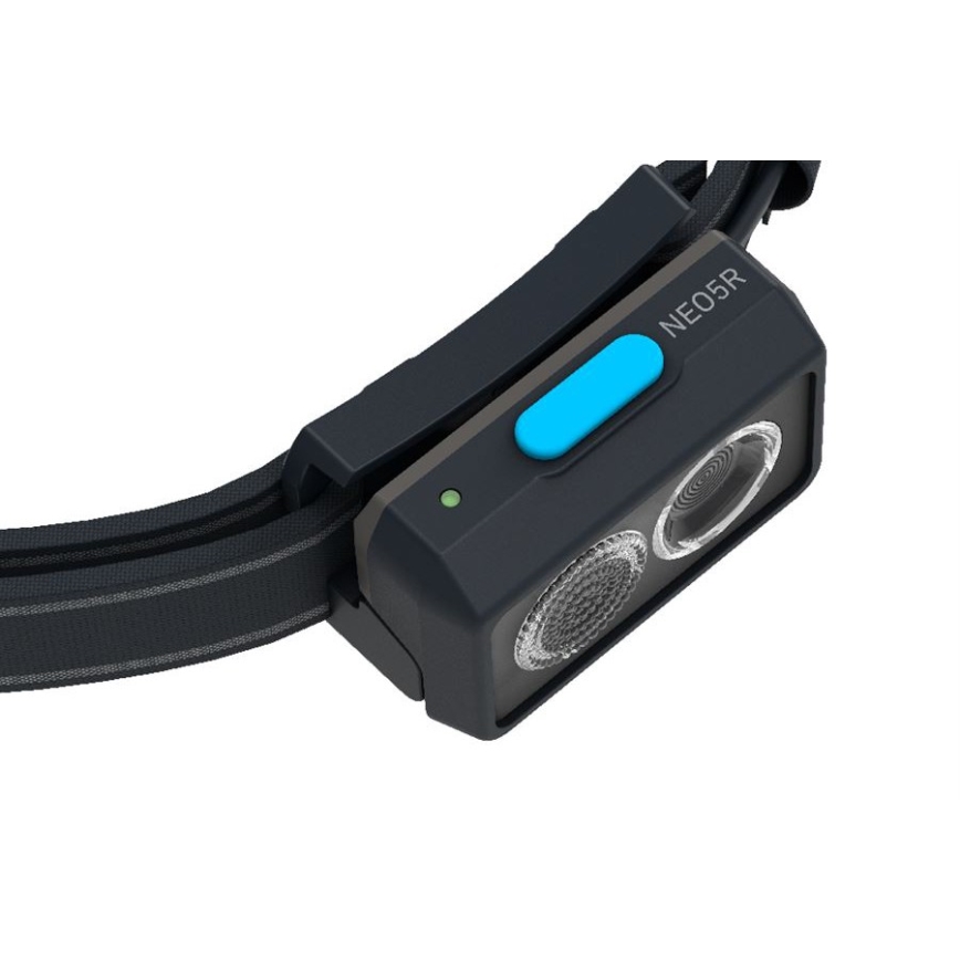 Ledlenser NEO5R - prigušiva punjiva LED čeona lampa, 1800 mAh, IP54, 600 lm, 35 h, plava
