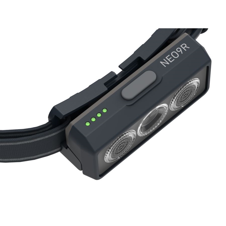 Ledlenser NEO9R - LED prigušiva punjiva čelovka LED/5000 mAh IP54 1200 lm 120 h crna/siva