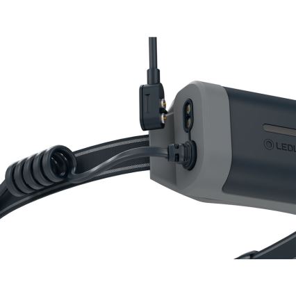Ledlenser NEO9R - LED prigušiva punjiva čelovka LED/5000 mAh IP54 1200 lm 120 h crna/siva