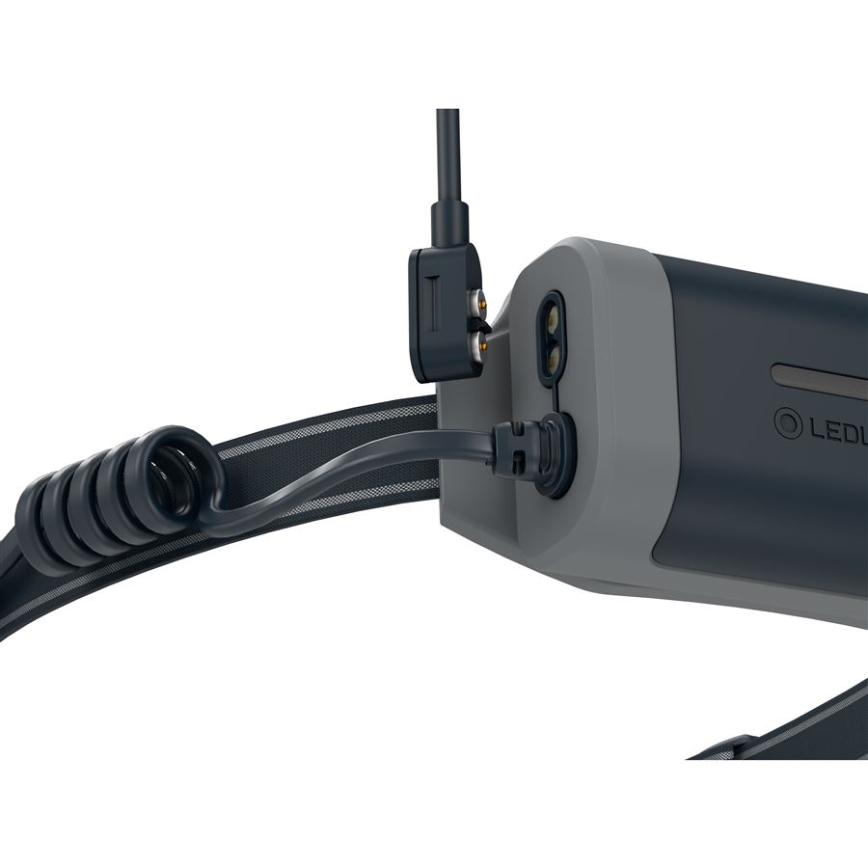 Ledlenser NEO9R - LED prigušiva punjiva čelovka LED/5000 mAh IP54 1200 lm 120 h crna/siva