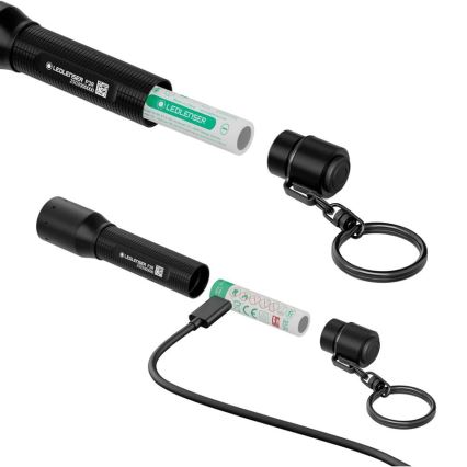 Ledlenser P3R - LED prigušiva punjiva svetiljka LED/1xAAA/300 mAh IP54 130 lm 8 h crna