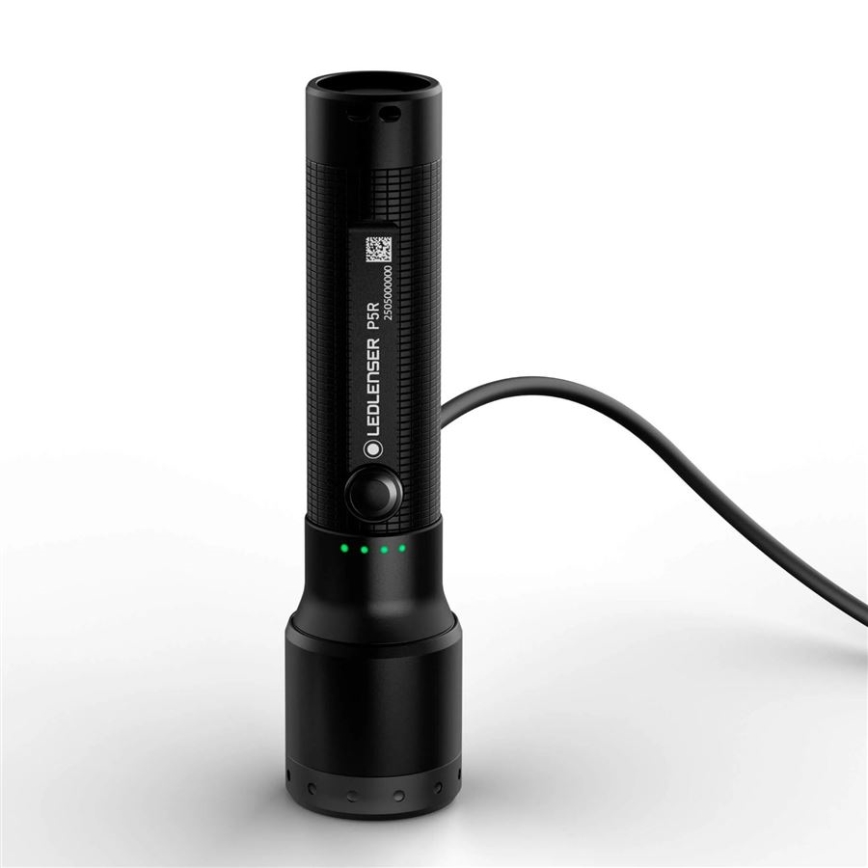 Ledlenser P5R - punjiva LED prigušiva baterijska lampa LED/1xAA/700 mAh IP68 750 lm 20 h crna