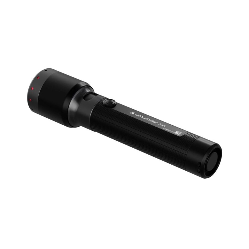 Ledlenser P6R - punjiva LED baterijska lampa sa prigušivačem, 3000 mAh, IP68, 1200 lm, 65 h, crna
