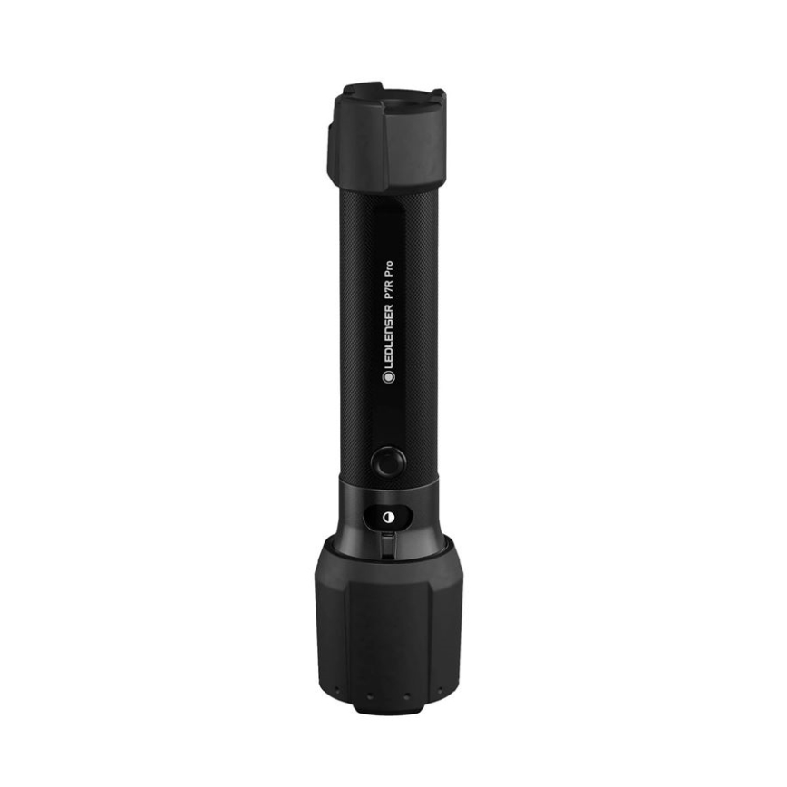 Ledlenser P7R PRO - prigušiva punjiva LED baterijska lampa / 4600 mAh IP68 2000 lm 60 h crna