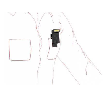 Ledlenser W1R - prigušiva LED punjiva radna lampa sa klipom LED/740 mAh IP54 220 lm