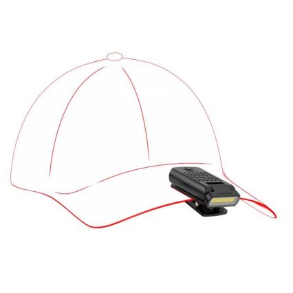 Ledlenser W1R - prigušiva LED punjiva radna lampa sa klipom LED/740 mAh IP54 220 lm