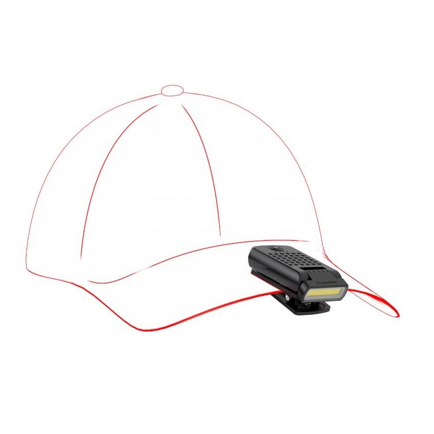 Ledlenser W1R - prigušiva LED punjiva radna lampa sa klipom LED/740 mAh IP54 220 lm