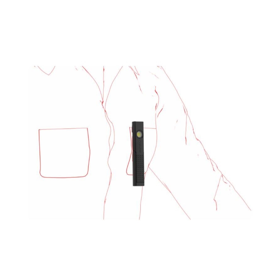 Ledlenser W4R - LED prigušiva punjiva radna svetiljka LED/760 mAh IP54 220 lm