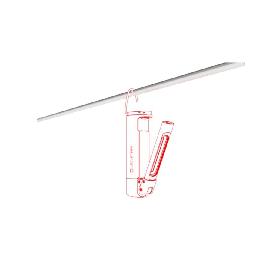 Ledlenser W7R - LED prigušiva punjiva radna lampa LED/2500 mAh IP54 600 lm