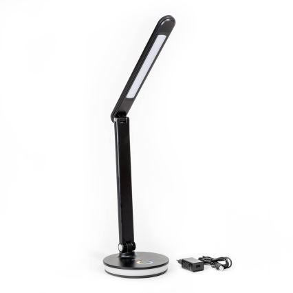 LED RGBW Prigušiva stona lampa sa funkcijom powerbanke LED/12W/5V 2800-6000K crna