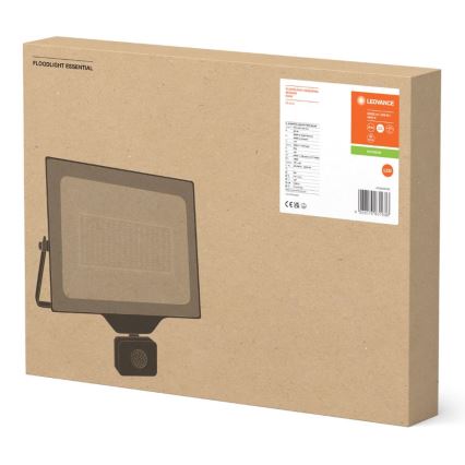 Ledvance - LED spoljašnji zidni reflektor sa senzorom FLOODLIGHT ESSENTIAL LED/200W/230V IP44