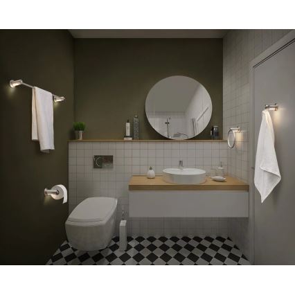 Ledvance - Kupatilski zidni vešalj sa LED osvetljenjem IP44 3xAAA
