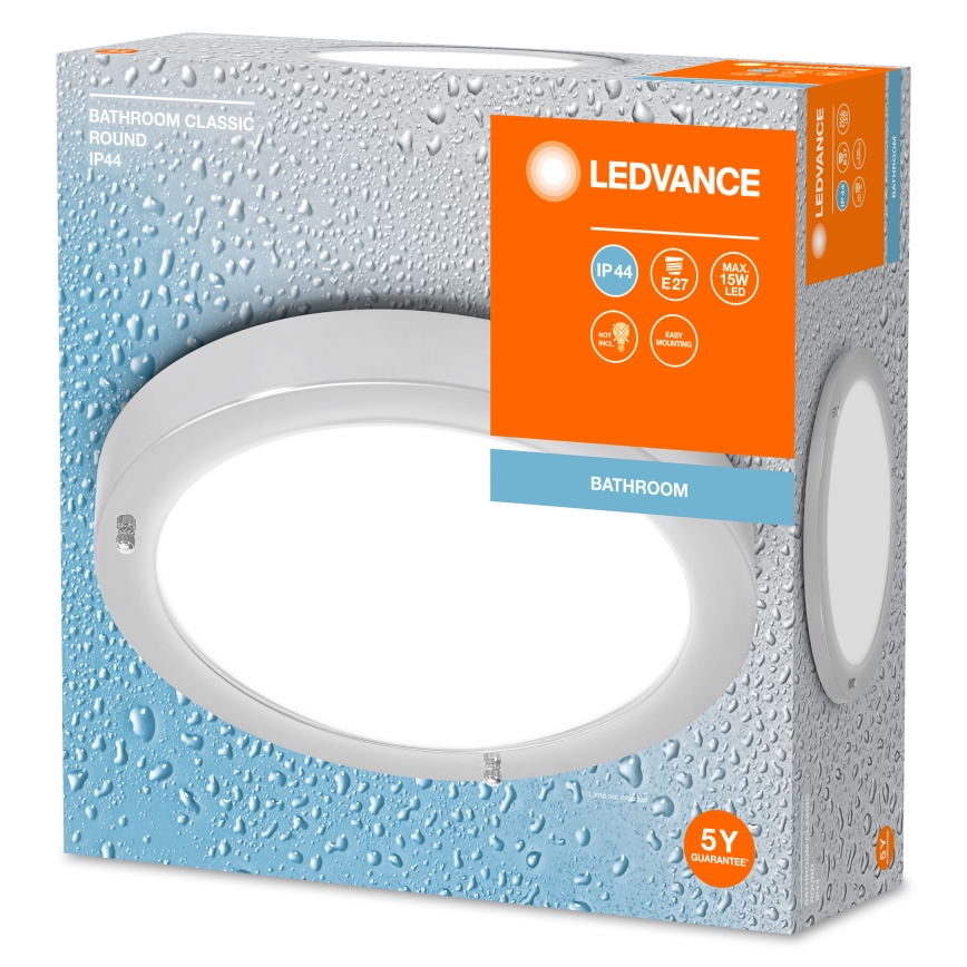 Ledvance - Kupatilsko plafonsko svetlo BATHROOM CLASSIC 1xE27/15W/230V IP44