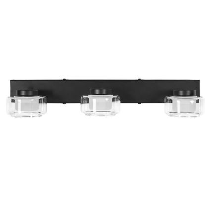 Ledvance - LED zidno svetlo za kupatilo ORBIS FLAME 3xLED/5,5W/230V 3000/4000K IP44 crna
