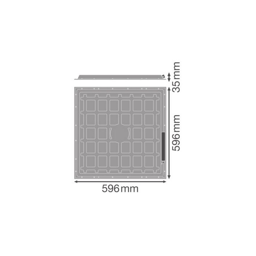 Ledvance - LED panel za spušteni plafon ESSENTIAL LED/36W/230V 6500K 60x60 cm