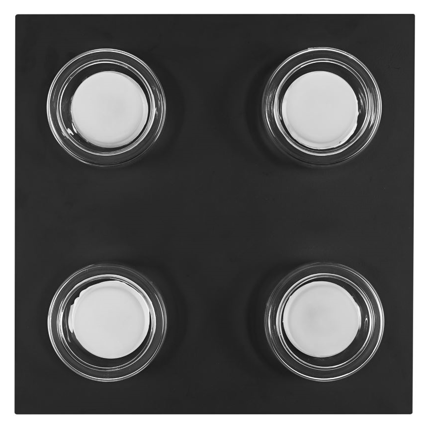 Ledvance - LED plafonsko svetlo za kupatilo ORBIS FLAME 4xLED/5,5W/230V 3000/4000K IP44 crna