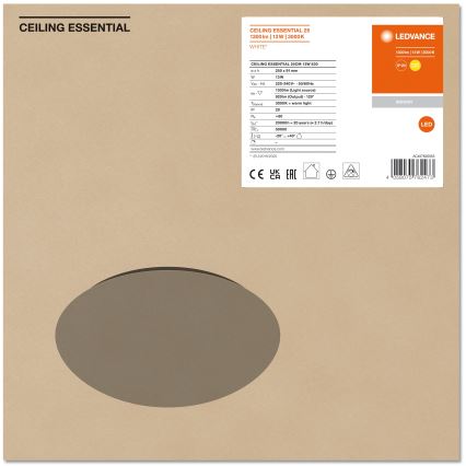 Ledvance - LED plafonsko svetlo ESSENTIAL LED/13W/230V 3000K