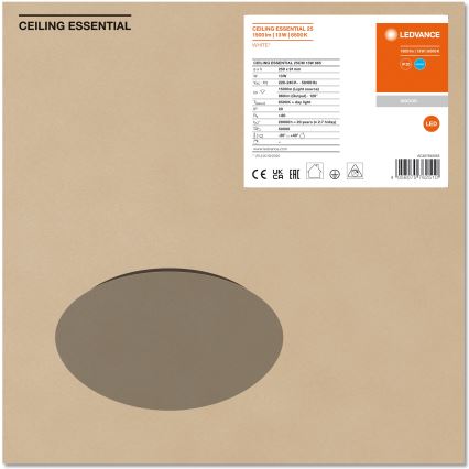 Ledvance - LED plafonsko svetlo ESSENTIAL LED/13W/230V 6500K