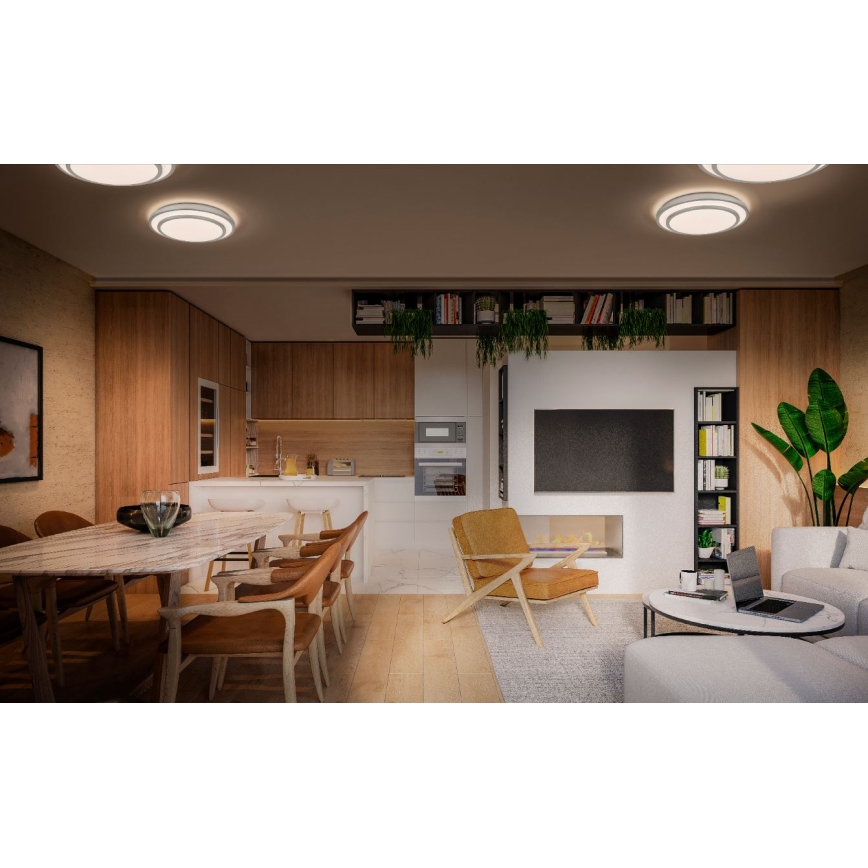 Ledvance - LED plafonsko svetlo ORBIS BERLIN LED/16W/230V srebrno