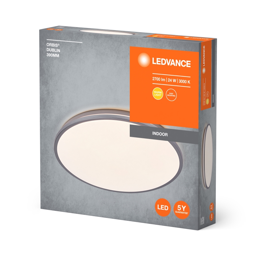Ledvance - LED plafonsko svetlo ORBIS DUBLIN LED/24W/230V Ø 39 cm