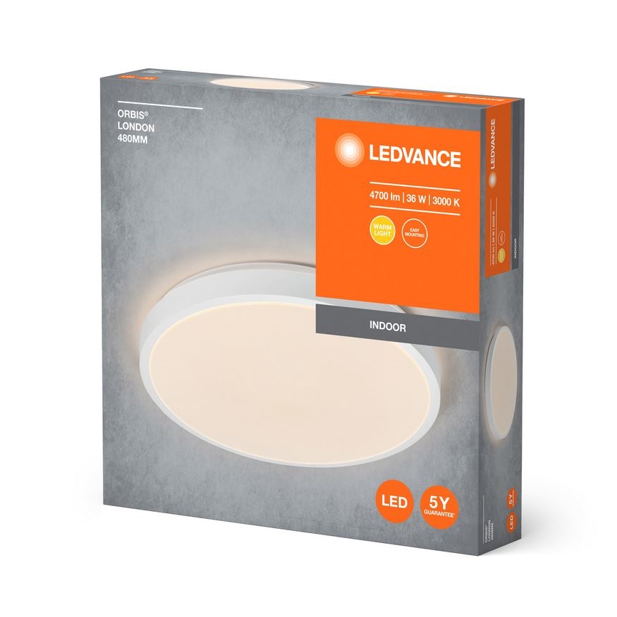 Ledvance - LED plafonsko svetlo ORBIS LONDON LED/36W/230V belo
