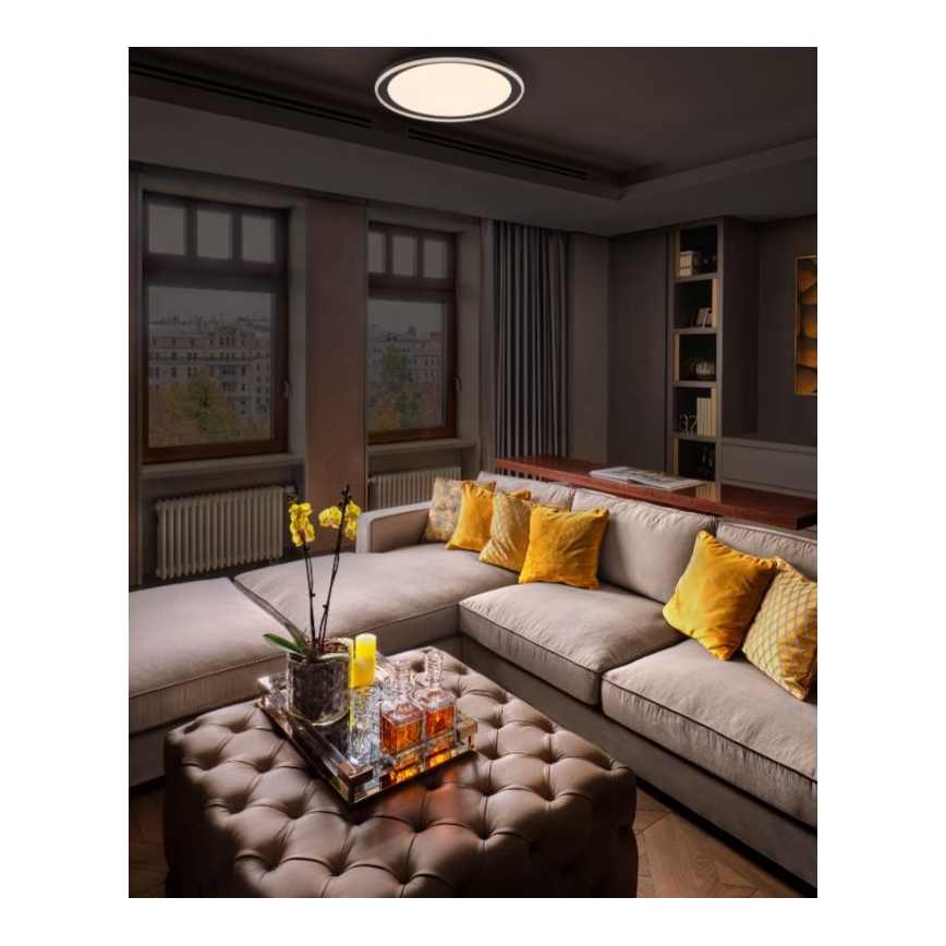 Ledvance - LED plafonsko svetlo ORBIS PEDERSON LED/36W/230V Ø 55 cm crno