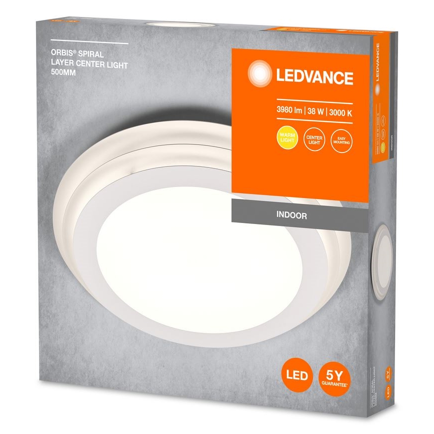 Ledvance - LED plafonsko svetlo ORBIS SPIRAL LED/38W/230V