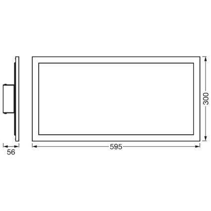 Ledvance - LED plafonsko svetlo PLANON LED/22W/230W