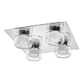 Ledvance - LED plafonsko svetlo za kupatilo ORBIS FLAME 4xLED/5,5W/230V 3000/4000K IP44 sjajni hrom