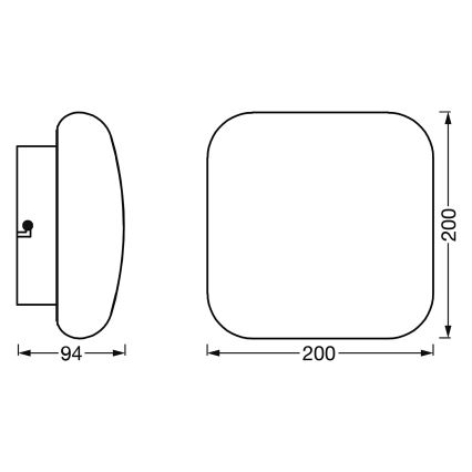 Ledvance - LED prigušiva kupatilsko svetlo SMART+ AQUA LED/12W/230V 3000-6500K IP44 Wi-Fi