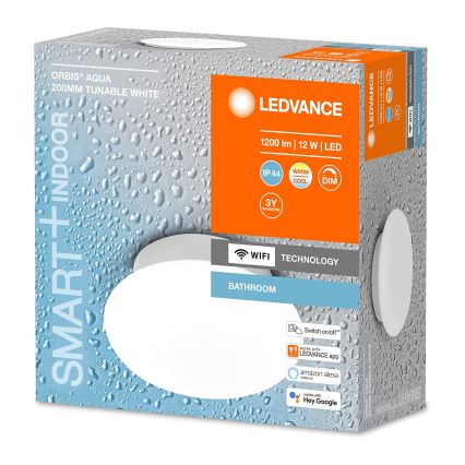 Ledvance - LED prigušiva kupatilska svetiljka SMART+ AQUA LED/12W/230V 3000-6500K IP44 Wi-Fi
