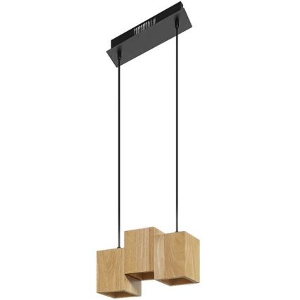 Ledvance - LED prigušiva luster na sajli DECOR WOOD 3xLED/7W/230V Wi-Fi